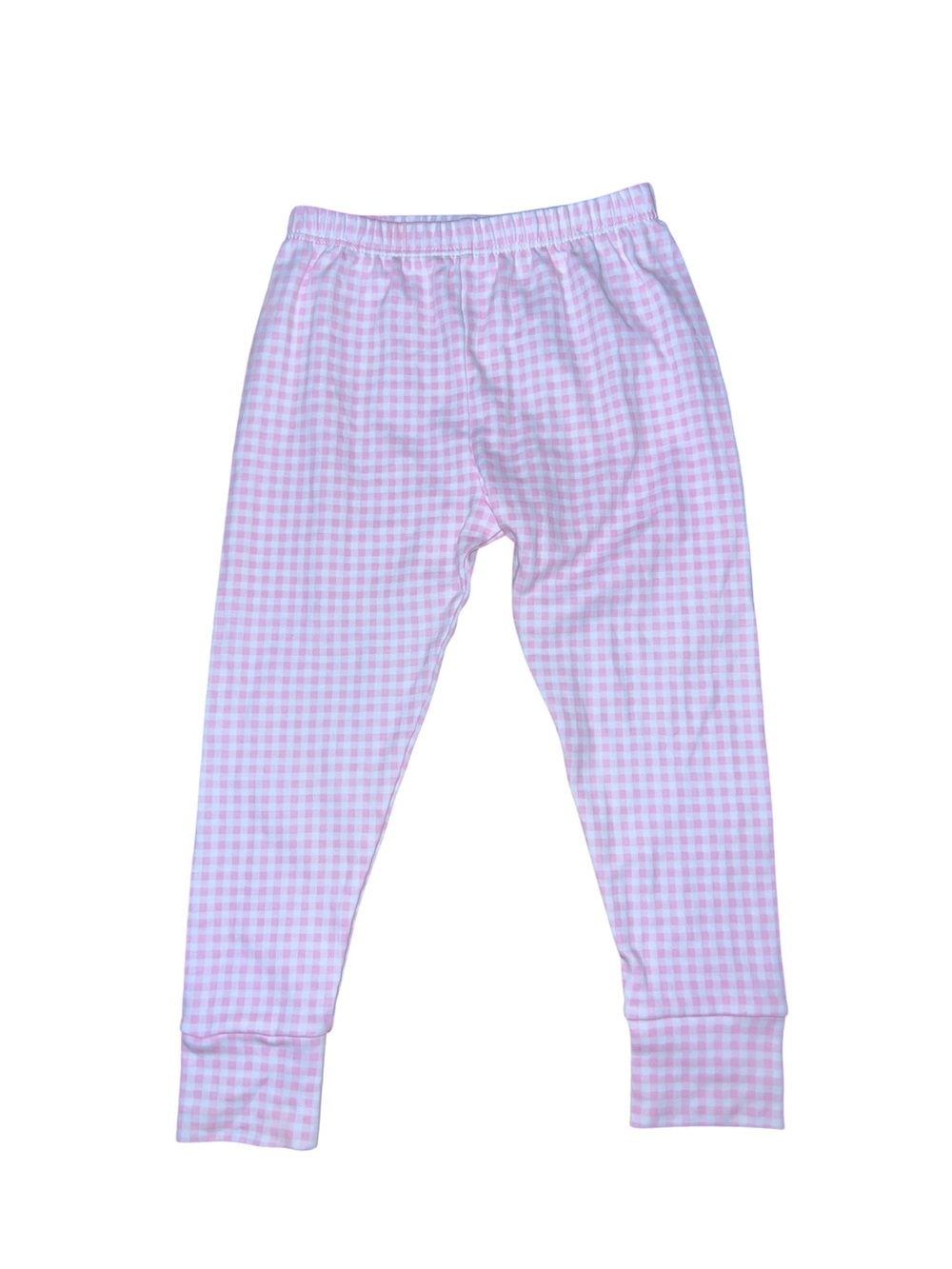 Magnolia Baby Pink Gingham Kids Pajama Bottoms